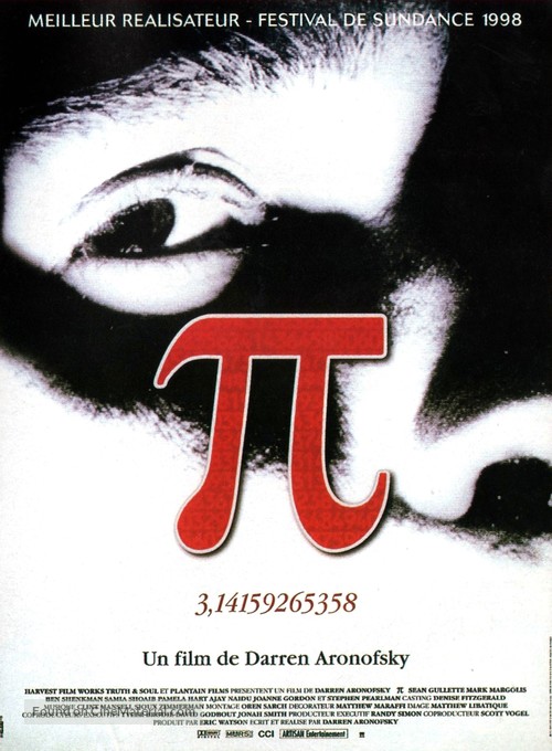 Pi - French Movie Poster