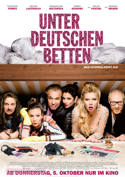 Unter Deutschen Betten - German Movie Poster