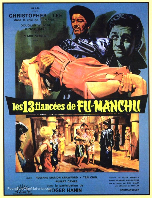 The Brides of Fu Manchu - French Movie Poster