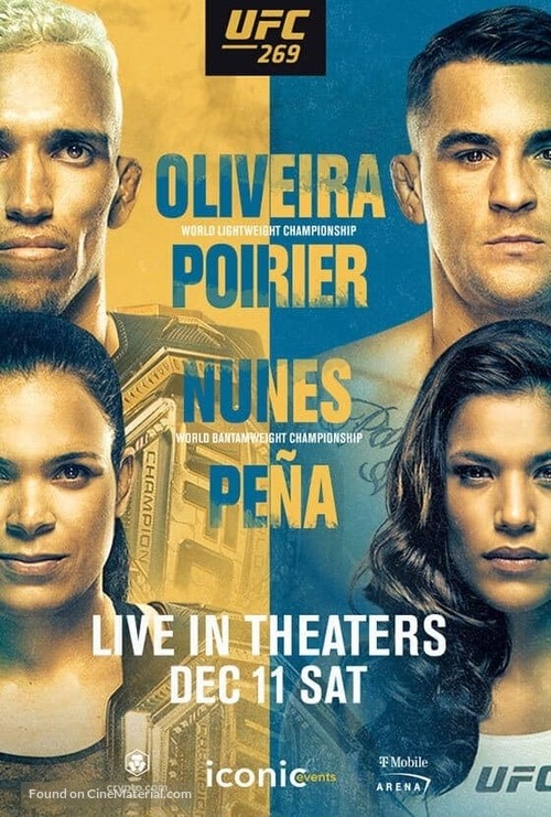 UFC 269: Oliveira vs. Poirier - Movie Poster