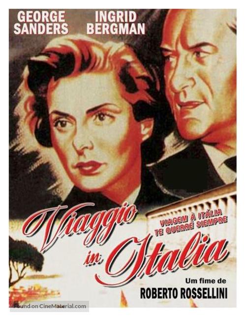 Viaggio in Italia - Portuguese Movie Poster
