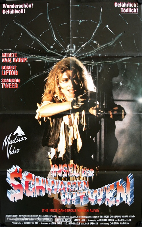 Lethal Woman - German Video release movie poster