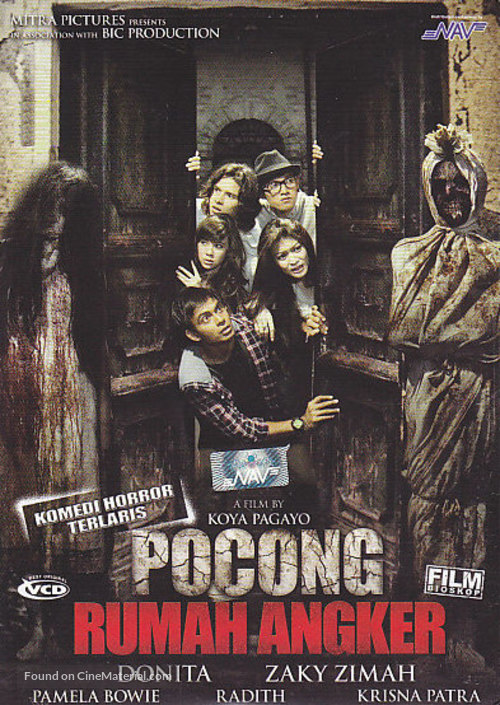 Pocong rumah angker - Indonesian DVD movie cover