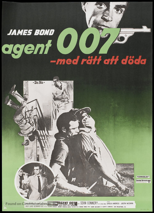 Dr. No - Swedish Movie Poster