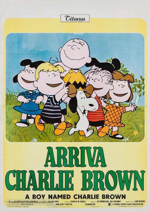 A Boy Named Charlie Brown - Italian Movie Poster