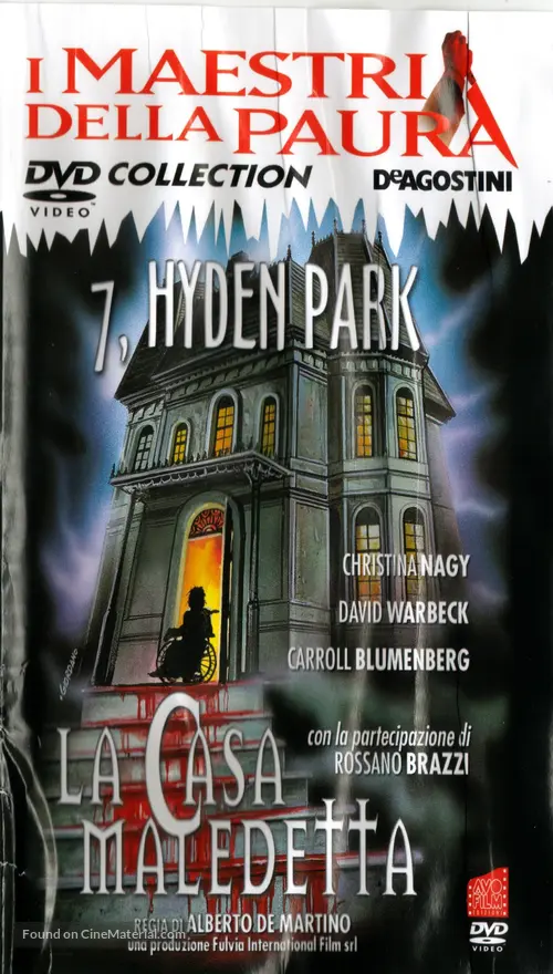 7 Hyden Park La Casa Maledetta 1985 Italian Dvd Movie Cover