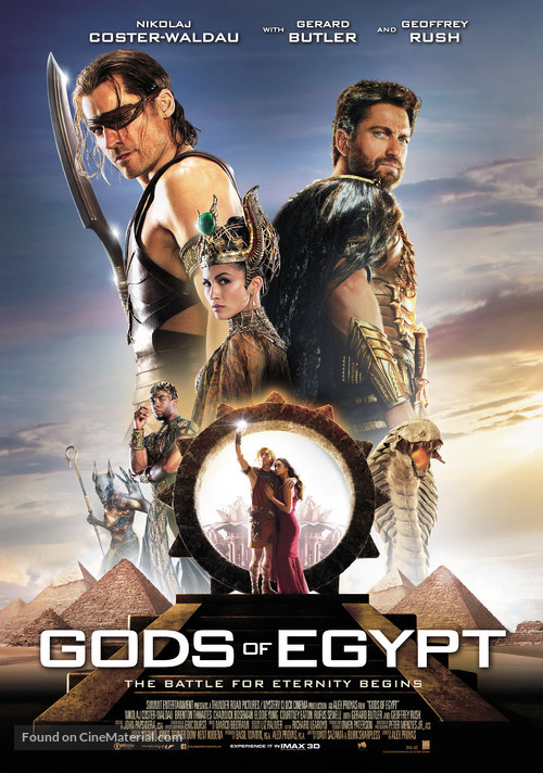 Gods of Egypt - Dutch Movie Poster