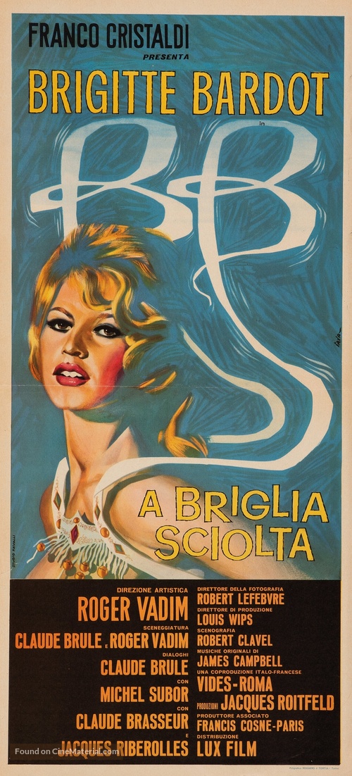 La bride sur le cou - Italian Movie Poster