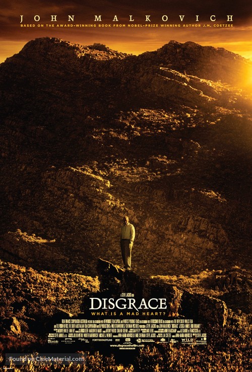 Disgrace - South African Movie Poster