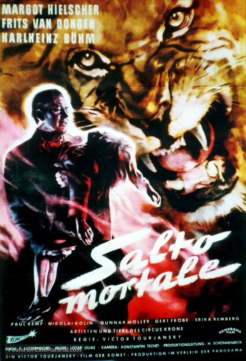 Salto Mortale - German Movie Poster