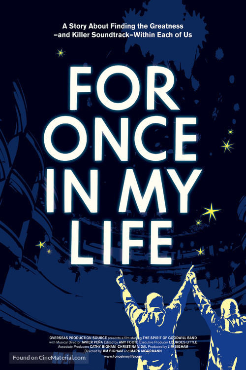 For Once in My Life - Movie Poster