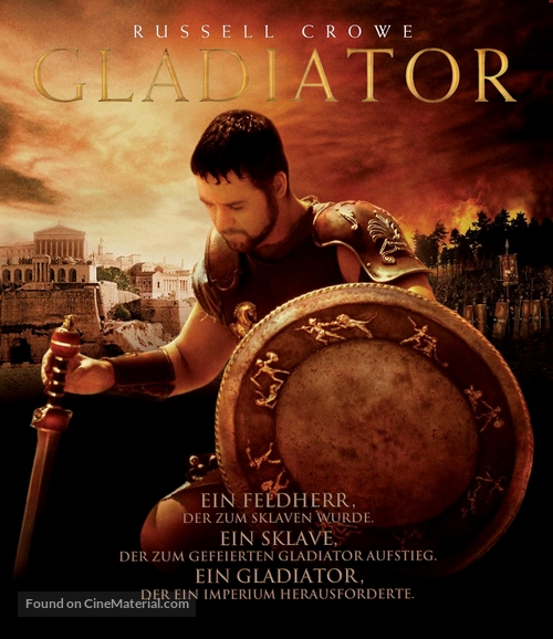 Gladiator - German Blu-Ray movie cover