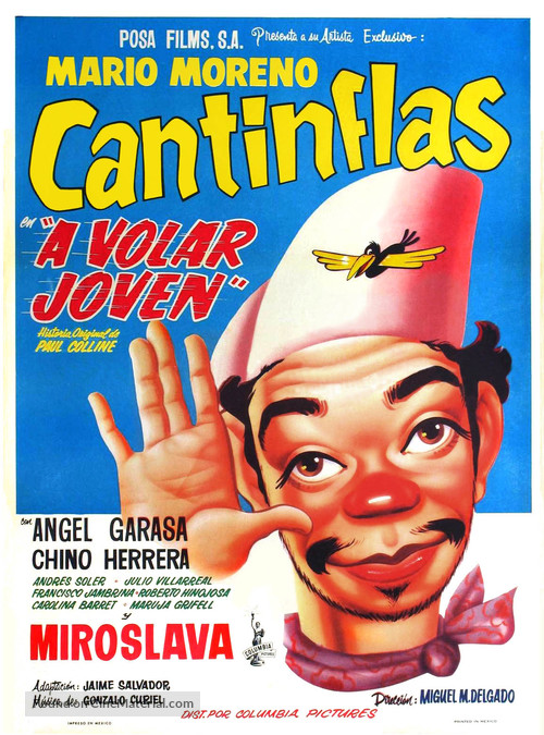 &iexcl;A volar joven! - Mexican Movie Poster