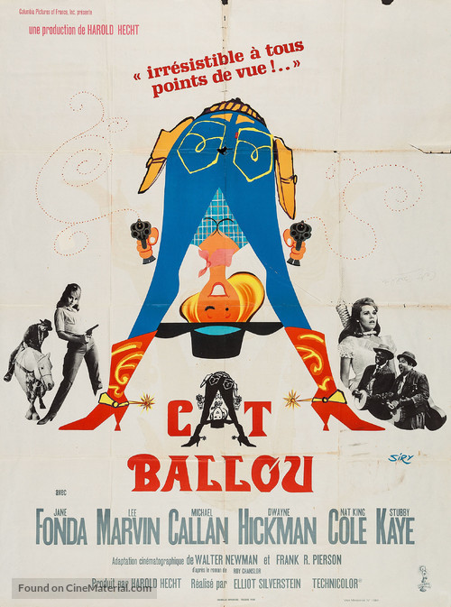 Cat Ballou - French Movie Poster