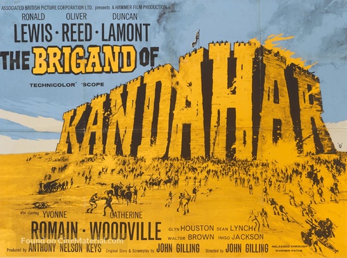 The Brigand of Kandahar - British Movie Poster