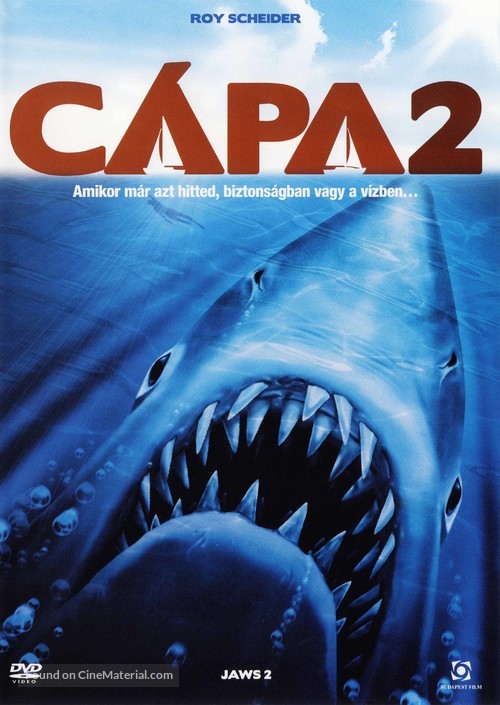Jaws 2 - Hungarian DVD movie cover