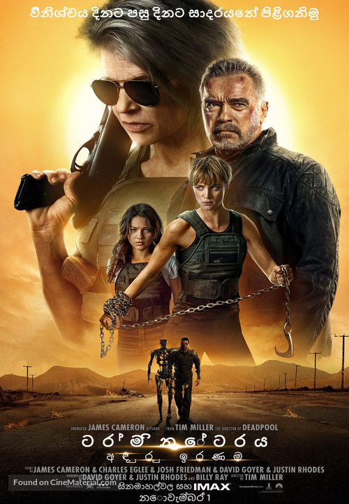 Terminator: Dark Fate - Indian Movie Poster