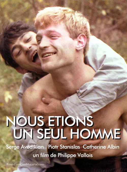 Nous &eacute;tions un seul homme - French Movie Poster