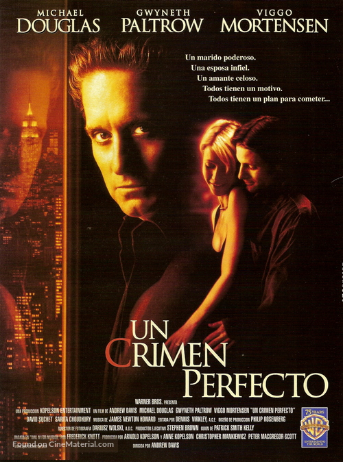 A Perfect Murder - Argentinian Movie Cover