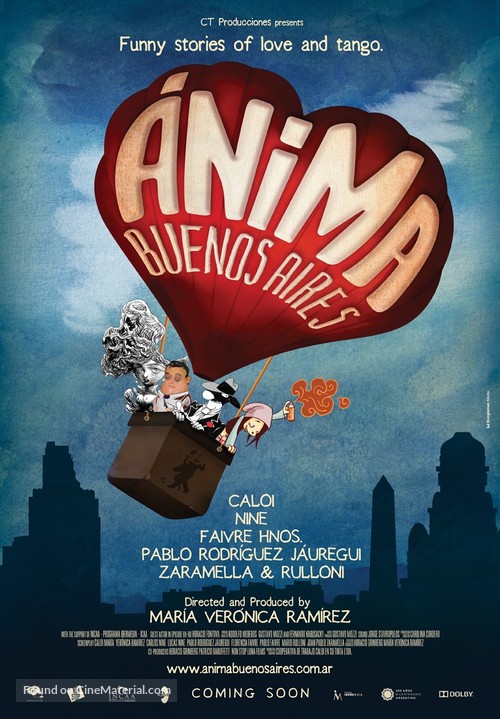 &Aacute;nima Buenos Aires - Argentinian Movie Poster