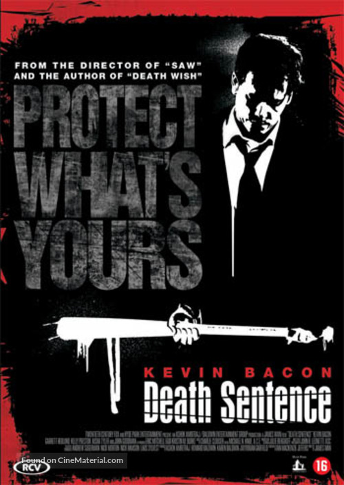 Death Sentence - Dutch DVD movie cover