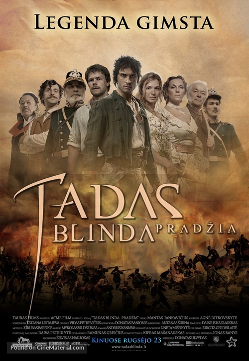 Tadas Blinda. Pradzia - Lithuanian Movie Poster