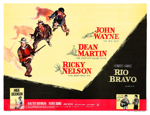 Rio Bravo 1959 British Movie Poster