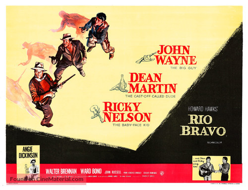 Rio Bravo - British Movie Poster
