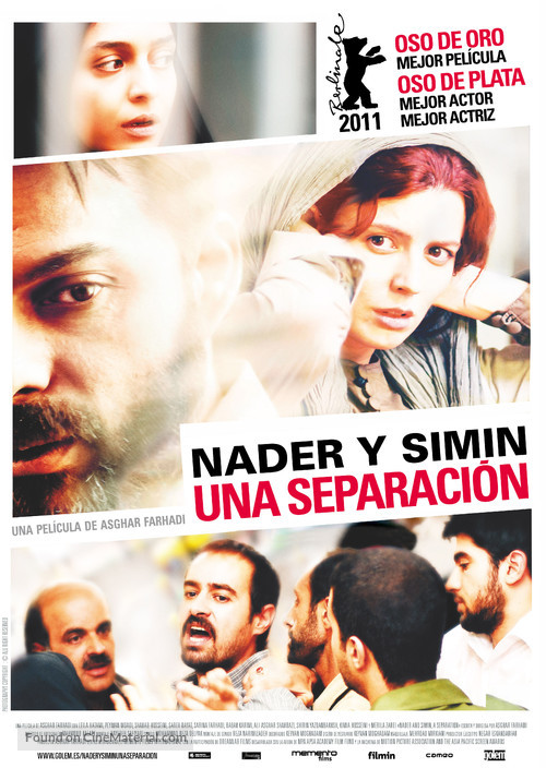 Jodaeiye Nader az Simin - Spanish Movie Poster