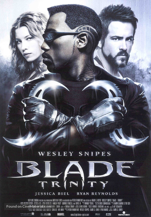 Blade: Trinity - Spanish Theatrical movie poster