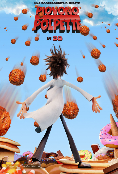Cloudy with a Chance of Meatballs - Italian poster