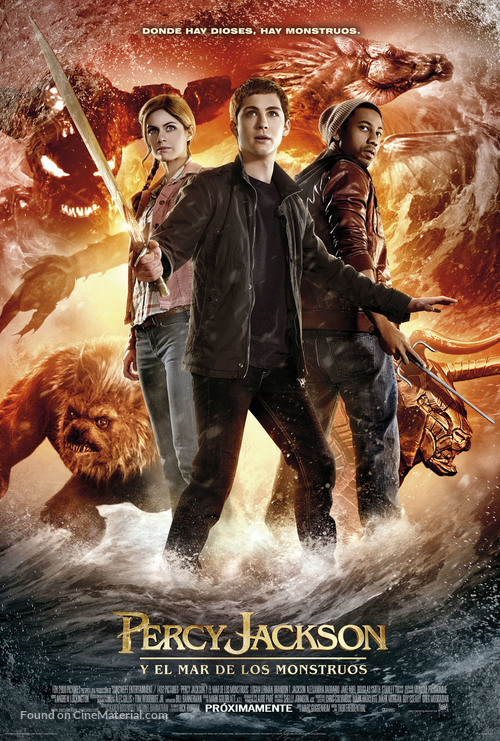 Percy Jackson: Sea of Monsters - Mexican Movie Poster