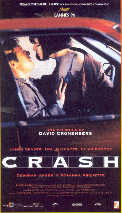 Crash - Spanish VHS movie cover