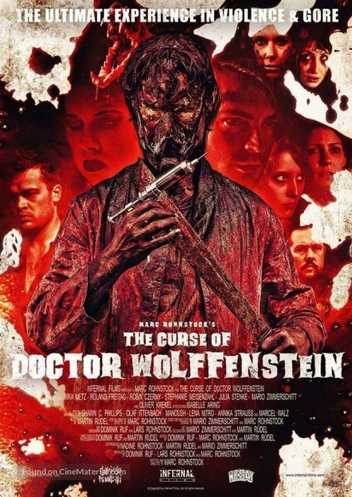 The Curse of Doctor Wolffenstein - German Movie Poster