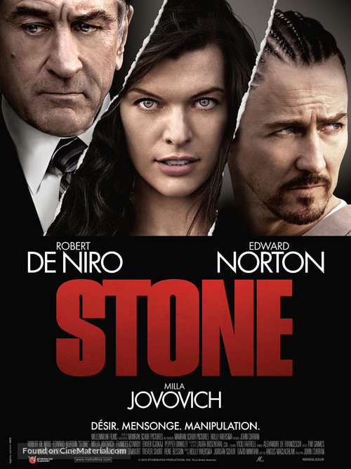 Stone - French Movie Poster