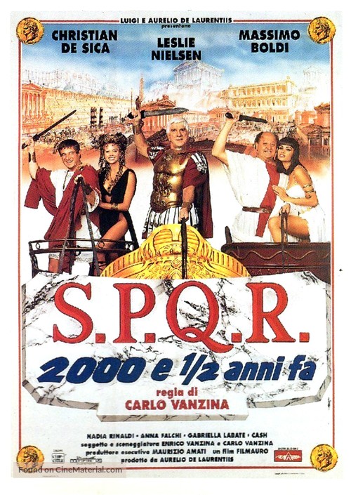 S.P.Q.R. 2000 e 1/2 anni fa - Italian Movie Poster