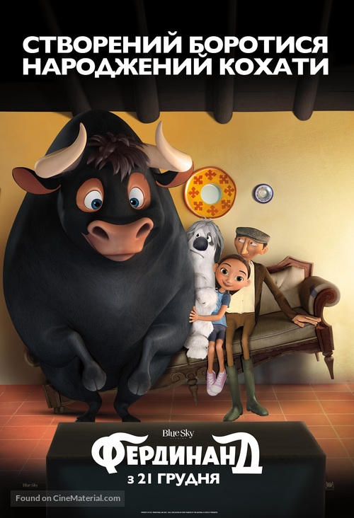 Ferdinand - Ukrainian Movie Poster