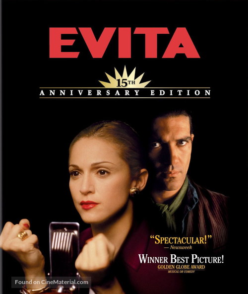 Evita - Blu-Ray movie cover