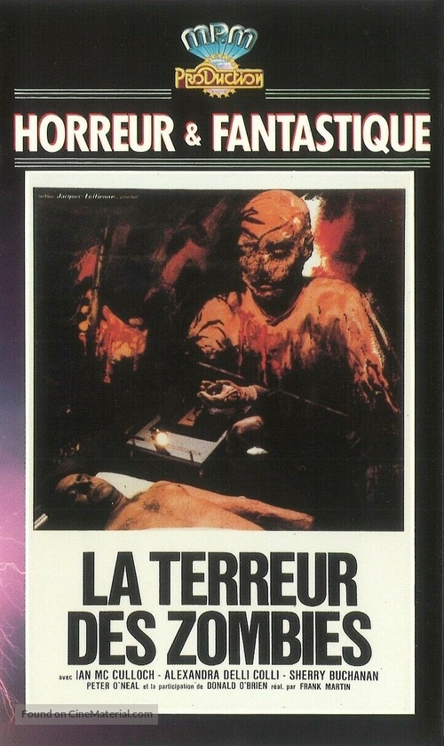 Zombi Holocaust - French VHS movie cover