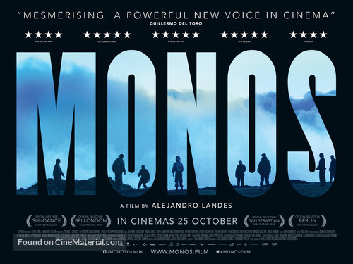 Monos - British Movie Poster