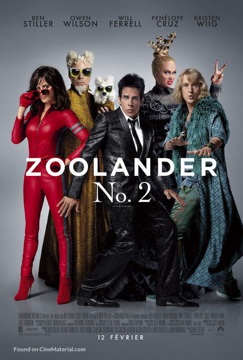 Zoolander 2 - Canadian Movie Poster