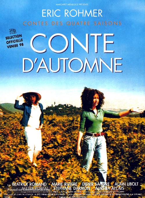 Conte d&#039;automne - French Movie Poster