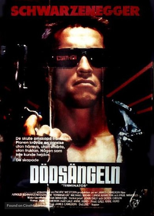 The Terminator - Swedish Movie Poster