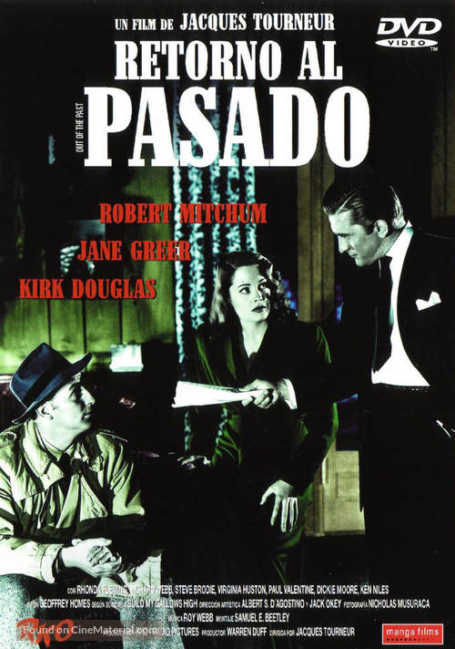 Out of the Past - Spanish DVD movie cover
