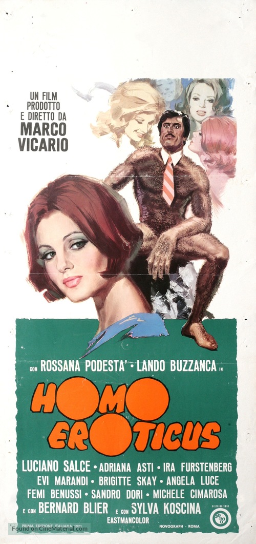 Homo Eroticus - Italian Movie Poster