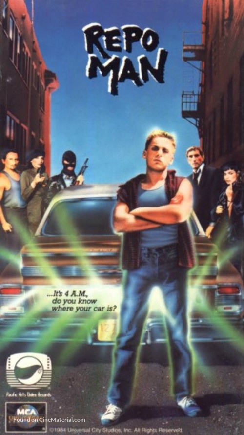 Repo Man - VHS movie cover