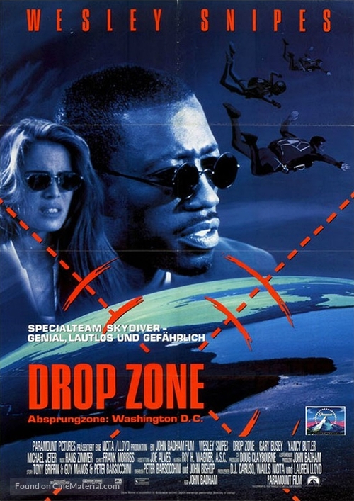 Drop Zone - German Movie Poster