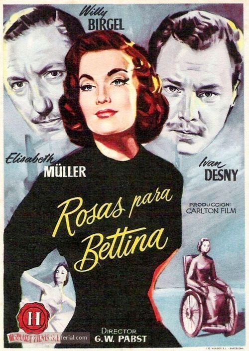 Rosen f&uuml;r Bettina - Spanish Movie Poster