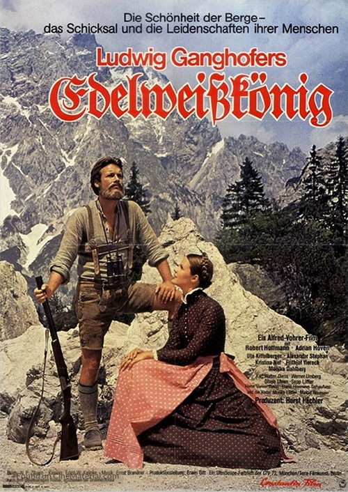 Ludwig Ganghofer: Der Edelwei&szlig;k&ouml;nig - German Movie Poster