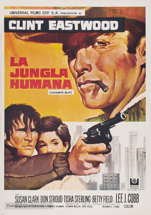 Coogan&#039;s Bluff - Spanish Movie Poster